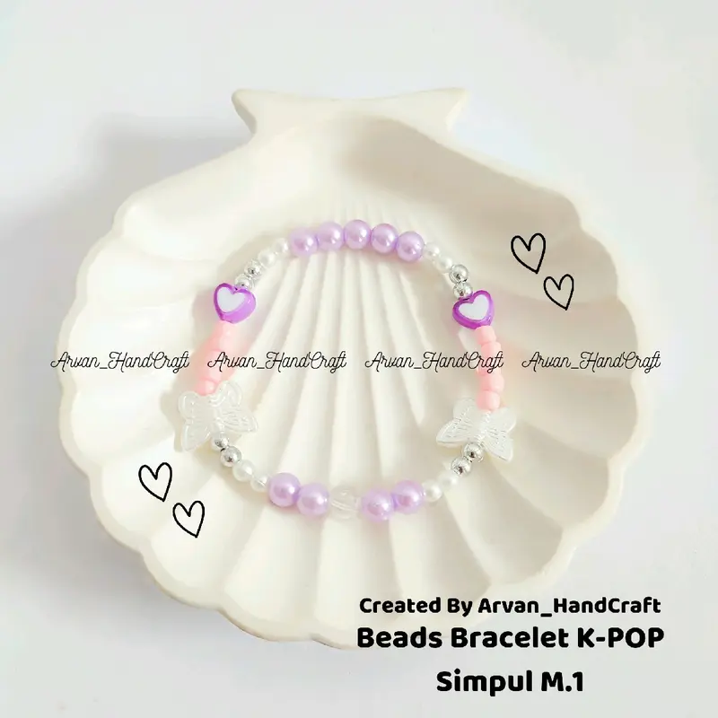 Beads Bracelet K-POP Model Simpul ( Part 1 ) Gelang 0