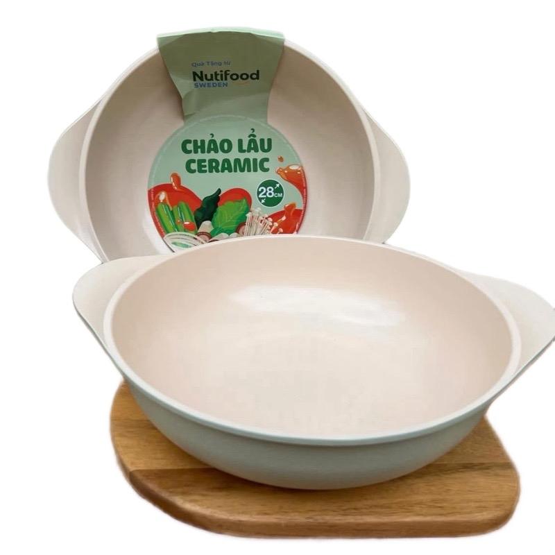 CHẢO LẪU GREENCOOK CHỐNG DÍNH CERAMIC 28CM BẾP TỪ
