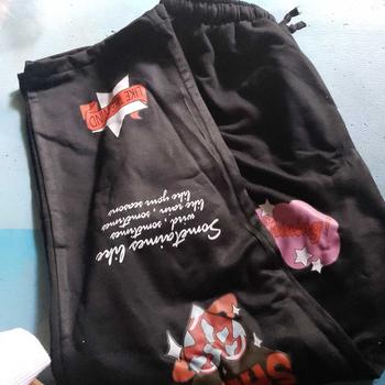 Product Review of ONE SET DESPONDENCY SWEATER CROP+ CARGO BLAST WANITA SET TERBARU Crop Top Lengan Tangan Panjang Motif Sablon Keren Stylish Modern Celana Setelan Cewek Bahan Flecee Linen Topi from D**🥀 1