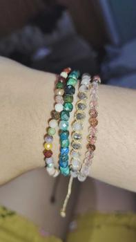 Product Review of Gelang Alashan Agate Pastel Natural Crystal Bracelet from c**a 0