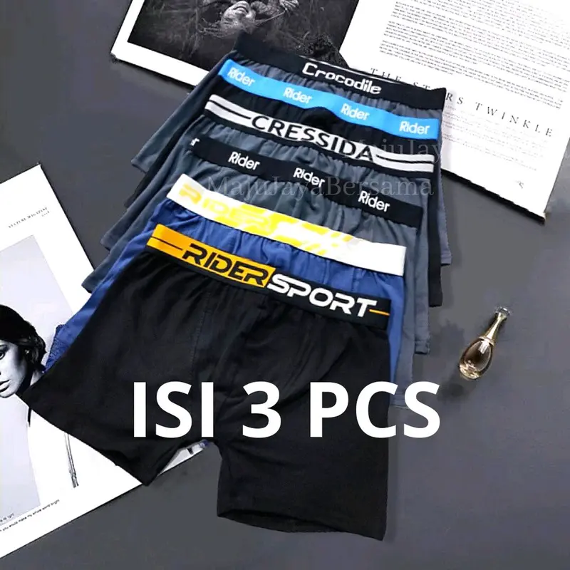 celana dalam boxer pria premium isi 3 2