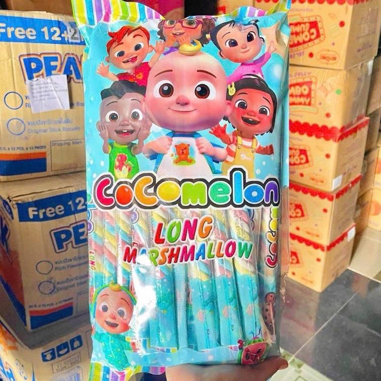 Kẹo marshmallow que dài, kẹo xốp bông (túi to 500gam) - Candy