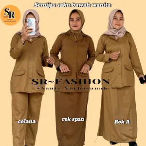 Setelan khaki Seragam dinas Kerja Semi jas