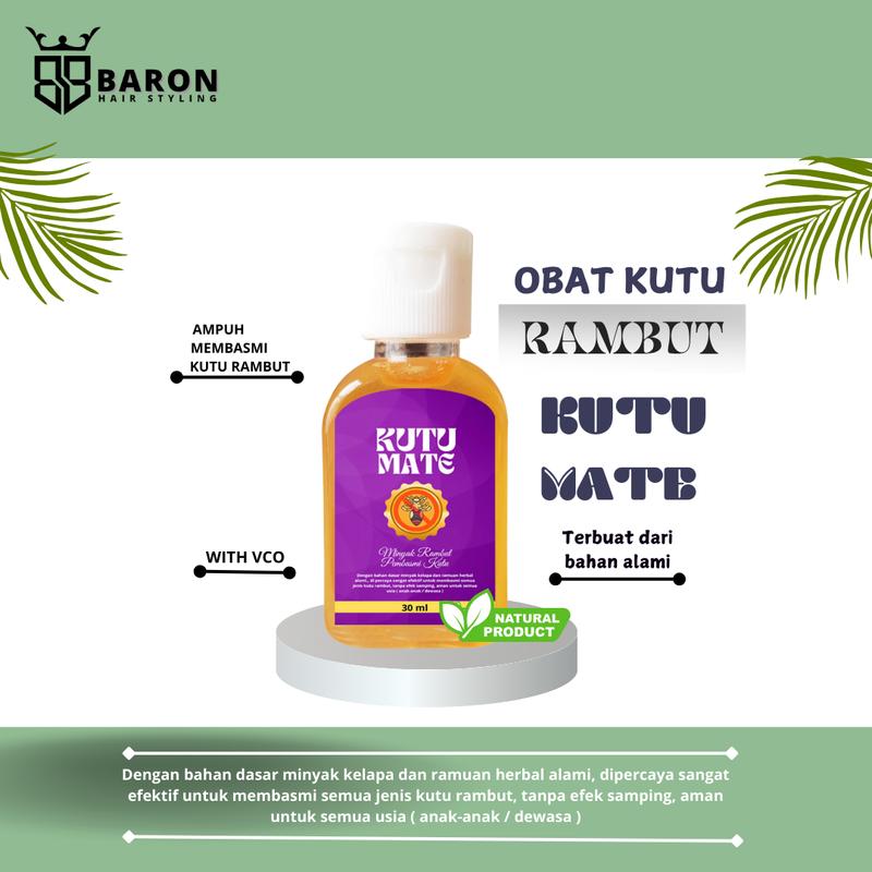 BR MINYAK PEMBASMI KUTU RAMBUT AMPUH CAP KUTUMATE 0