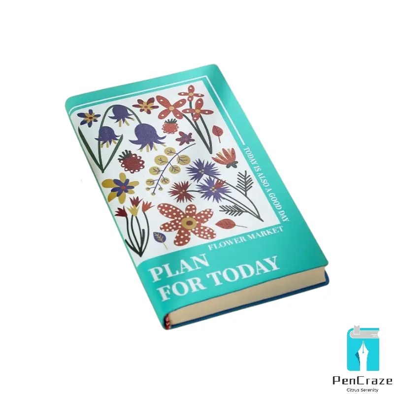 Ranunculus Floral Planner Notebook Journal Scrapbooking A6 Pocketbook for Office and Students