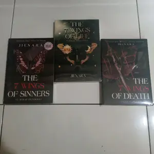 paket 3 buku the 7 wings sinner, the 7 wings death dan the 7 wings of life