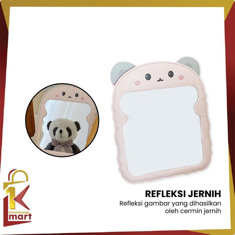 Product Introduction of [COD] SM K153 Cermin Meja Rias Bentuk Kucing Lucu Kaca Duduk Aesthetic Portable Serbaguna 19