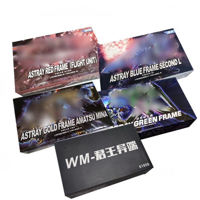 HG 1/144 Astray Fighter Full Range Astray Red Blue Gold Green Omega Action Figure assemble