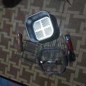 Nexxio Deep Fryer 5 in 1 Multi Set Panci Serbaguna Penggorengan Rebus Stainless Steel Saringan Capitan Klip Makanan Kitchenware Peralatan