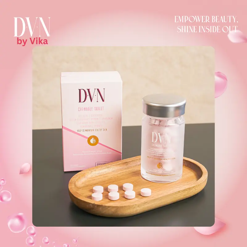 DVN Original 1 BOX 60  Butir Ampuh Atasi Flek Hitam dengan Collagen Tripepted, Pomegranate, dan Japanese Knotweed Extract 3