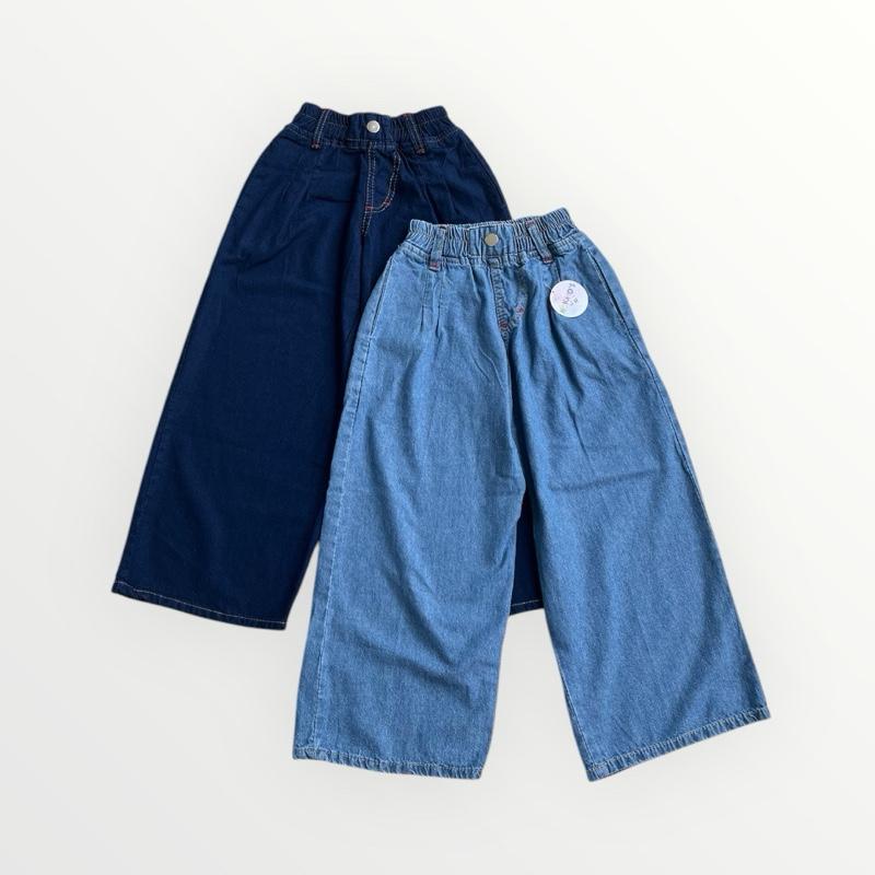 Hokkid’s wear - Celana kulot jeans anak perempuan Fashion 2