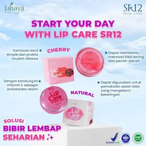 Lip Care Serum SR12 Tanpa Aroma Melembapkan Bibir Halus Sehat Alami Aman Kulit Sensitif Anak Ibu Hamil & Menyusui