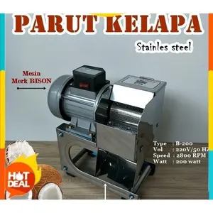 PARUTAN KELAPA BISON MINI DAYA CORONG MERK BISON STEINLESS