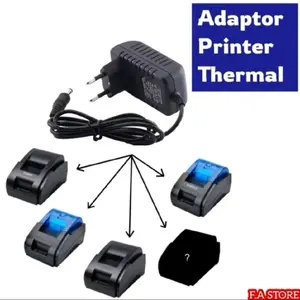 Adaptor Charger Casan Printer Thermal Blutooth RPP02 C81-BT VSC OKAY PANDA PRJ SANPIDIE EPPOS 9V 2A Label