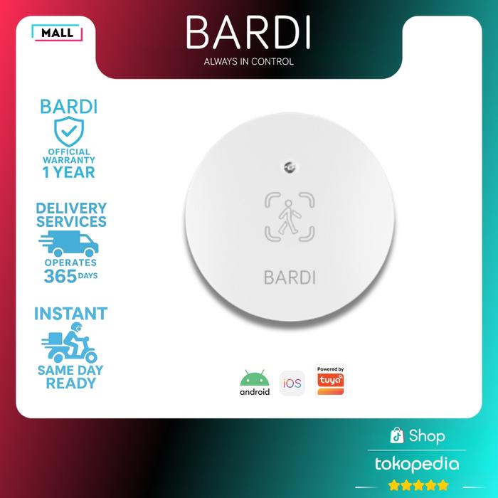 Gambar BARDI Smart Human Presence Detector Alarm Sensor dari BARDI Smart Home Kota Administrasi Jakarta Utara Tokopedia