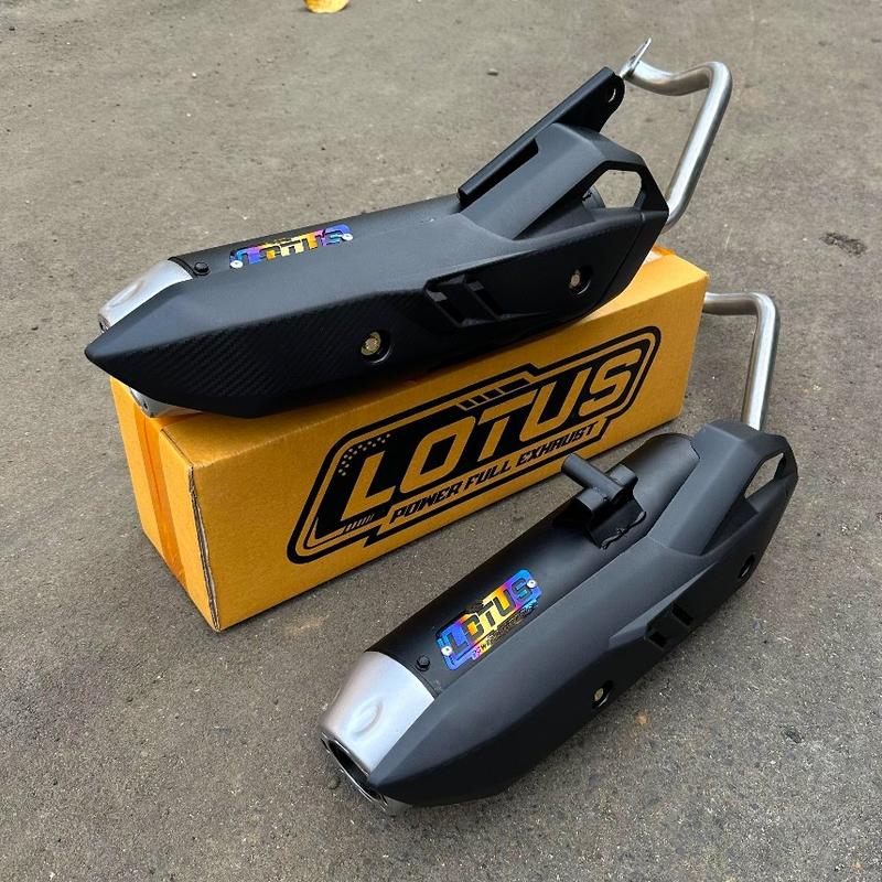 Product Introduction of Knalpot Standar racing LOTUS ORIGINAL PNP. Beat, Vario, nmax, Pcx, Aerox, Fazzio, Lexi sudah full tinggal pasang Bulat Motor Motorcycle 2