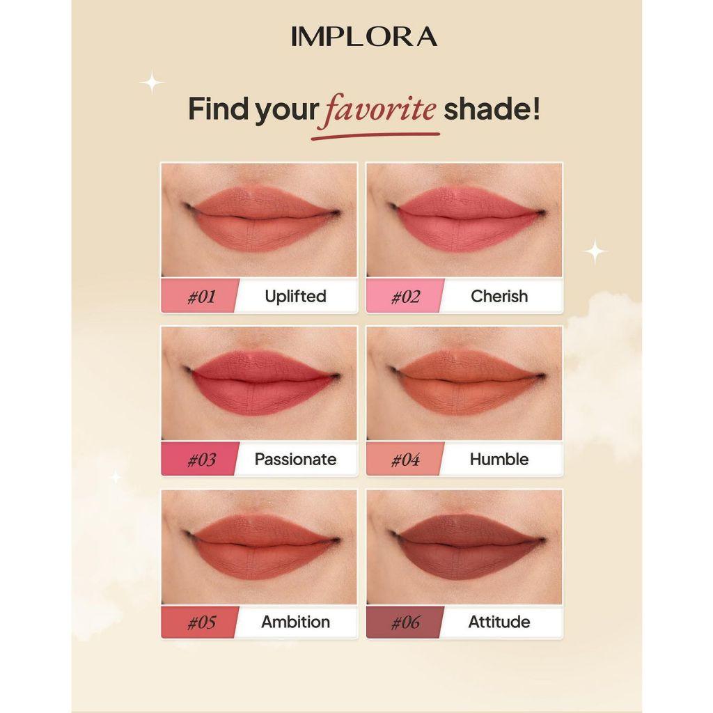 Implora Day to Day Lite Matte Lip Cream/Lipstick