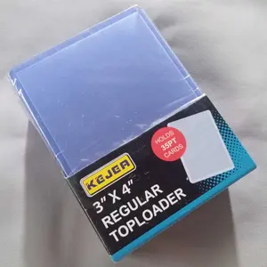 TOPLOADER CARD POKEMON YUGIOH 35PT 3" X 4" REGULAR TOPLOADER DENGAN FILM TERSEDIA UNTUK 25 PACK