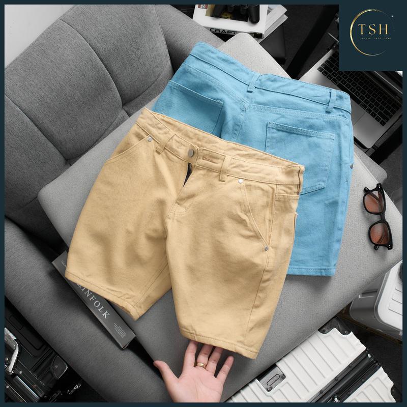 [ TSH ] - Mã Số 68 Quần short jean nam cao cấp chất liệu jean không co giãn như hình chuẩn from dáng đủ size có nhiều mẫu mới dành cho nam ( HÌNH THẬT TỰ CHỤP) Menswear Pants Có Túi