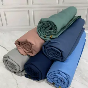 ( 0.5 M ) katun Toyobo Sulam Gianluca => kain  polos bahan  toyobo premium import