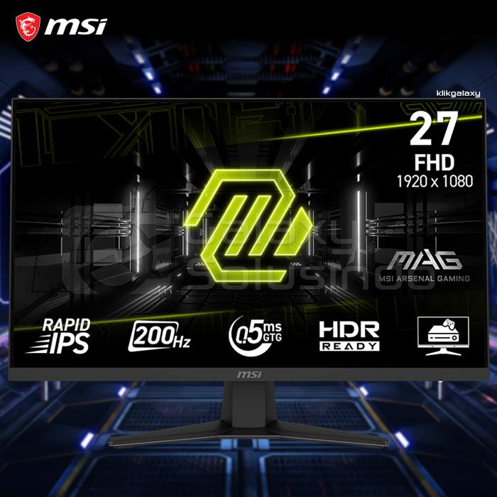 Gambar MSI MAG 274F 27 Inch FHD IPS 200Hz 0.5ms Adaptive Sync Gaming Monitor dari GASOL MALANG Kota Malang Tokopedia
