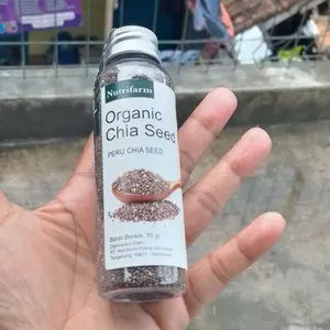 NUTRIFARM CHIA SEED 70GRAM CHIA SEED NATURAL ORGANIK