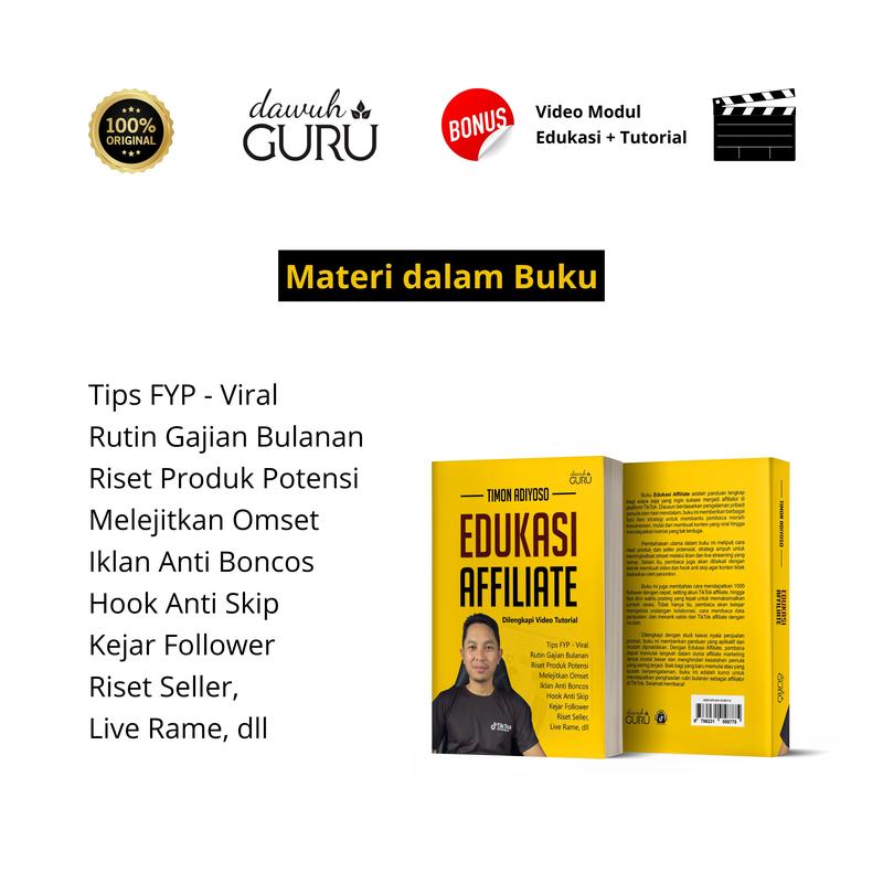 Buku Edukasi Affiliate - Timon Adiyoso - Dawuh Guru 1