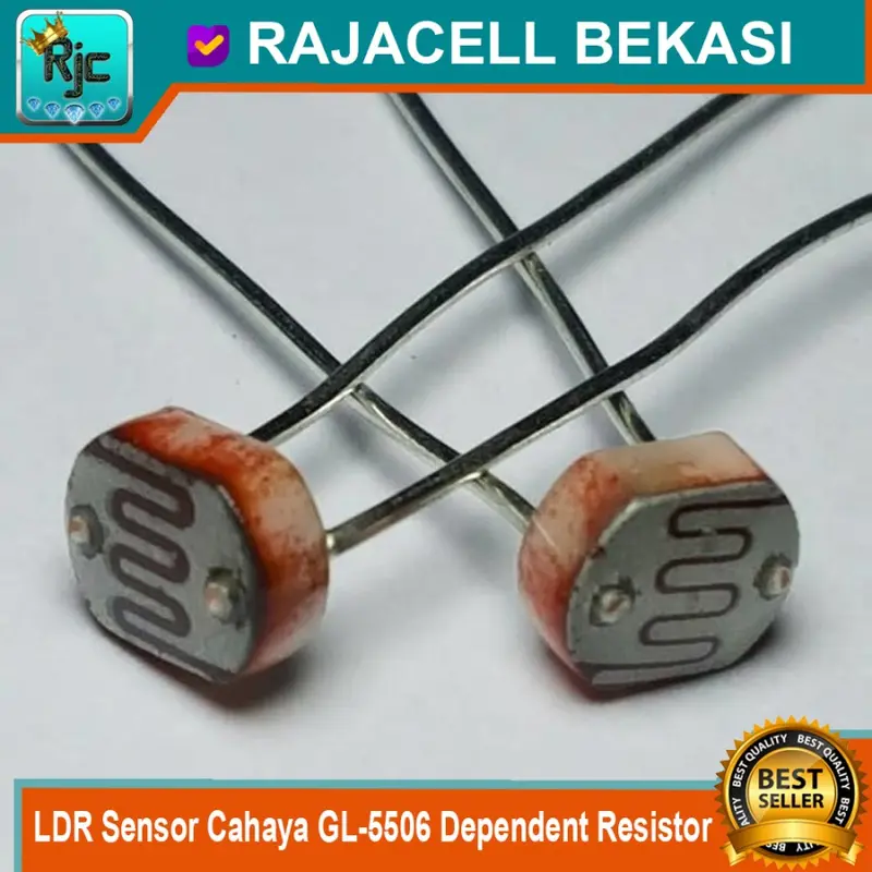 LDR Sensor Cahaya GL-5506 Light Sensor Dependent Resistor Photo 0