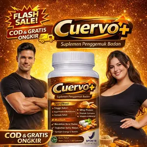 CUERVO SUPLEMEN PENGEMUK BADAN/BPOM HALAL ORIGINAL 100%