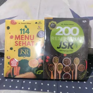 Paket 2 Buku 114 Menu Sehat Jsr 200 Resep Sehat Jsr Best Seller