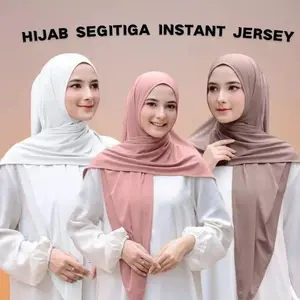 Hijab Segitiga Instan Jersey Premium/Jilbab Instan Segitiga Jersey/Hijab Instan