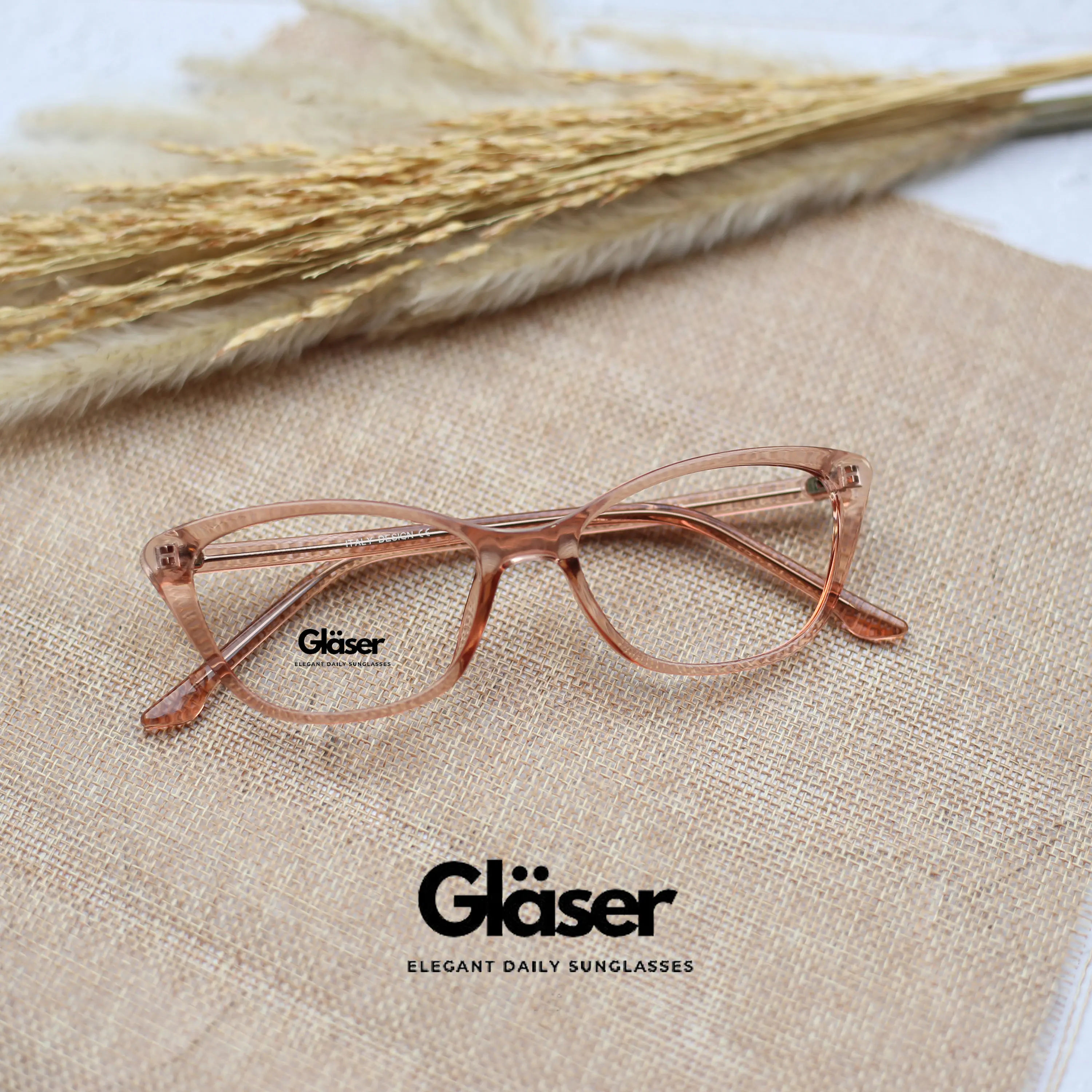 Frame Kacamata Saara - Bisa Minus Plus Cylinder (Free Box+Lap) Biru Frame Perempuan Laki-laki Bluecromic Blueray Lensa Bluecromic Lensa Eyewear Glasses Perempuan Laki-laki