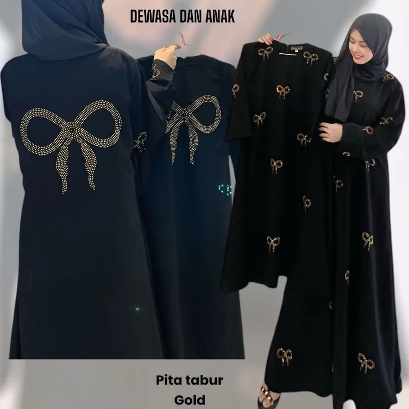 ￼ABAYA PITA MATA SWAROSVKY JETBLACK  KLOK A BUSUI S M L XL XXL Gamis Turkey abaya abaya  pita elegan size-m