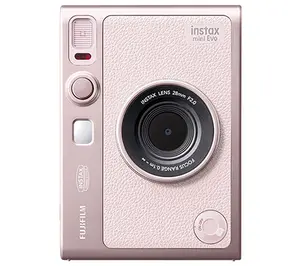 FUJIFILM INSTAX MINI EVO Gentle Rose Hybrid Instant Camera Garansi Resmi