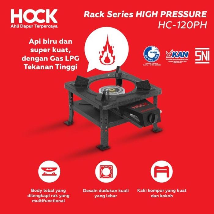 Gambar Hock Kompor Gas Rack Series High Pressure HC-120TH - HC-120PH - GARANSI RESMI - HC-120PH dari Setia Mandiri Elektronik Kota Administrasi Jakarta Barat 5 Tokopedia