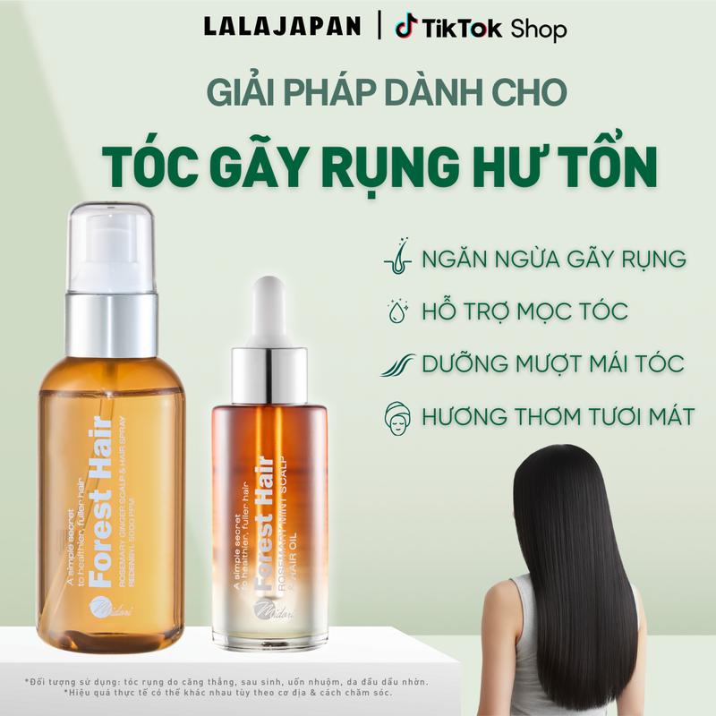  Combo Dầu ủ tóc Forest Hair và Xịt dưỡng tóc Forest Hair giải pháp dành cho tóc gãy rụng hư tổn giúp hỗ trợ mọc tóc ngăn tóc rụng dưỡng nang tóc chắc khoẻ 