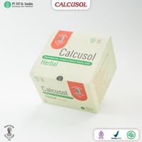 Gambar Calcusol Strip 10 Kapsul – Suplemen Herbal Batu Ginjal, Aman & Terpercaya dari PJT Dr Sardjito Store Kota Yogyakarta 3 Tokopedia
