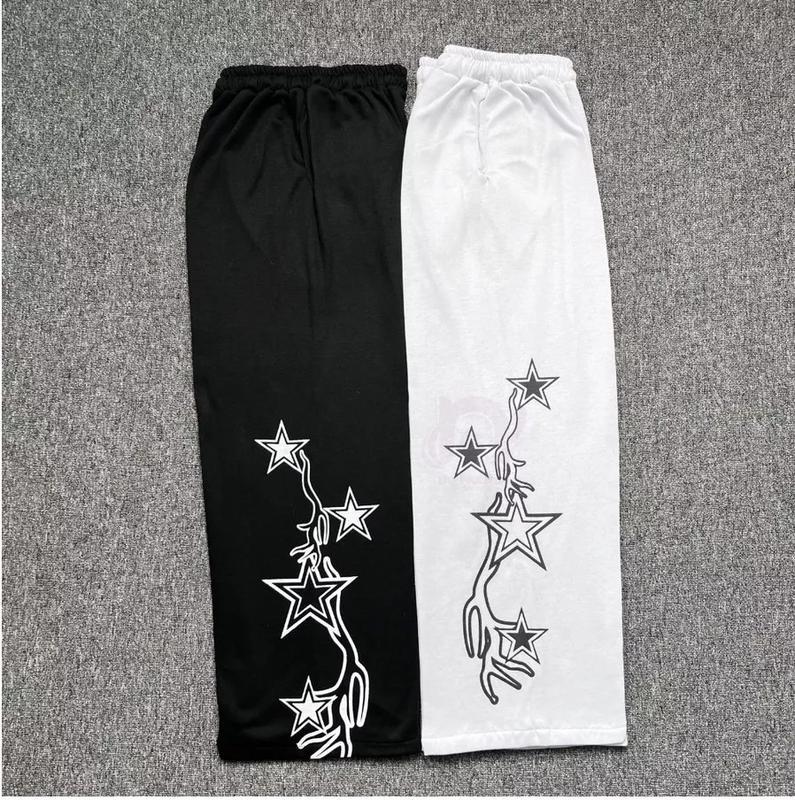 Product Introduction of BAGGY STAR PANTS CELANA KULOT OVERSIZE Panjang celana skena Wanita Pria Lembut unisex 11