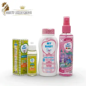 Promo Hemat Paket My Baby 3in1 Minyak Telon Eucalyptus 30ml Powder Pink 50g dan Cologne 100ml - Mengharumkan dan Melindungi dari Nyamuk