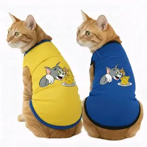 Baju Kucing Lucu Gambar Tom Jerry | Pakaian Hewan Kucing & Anjing