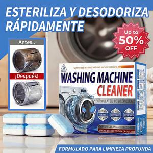 [Ofertón] Limpiador y Descascarillador para Lavadoras Tabletas de limpieza profunda para el tambor | Limpieza profunda y eliminación de cal en lavadoras de carga superior | Desodorización y limpieza del tambor y juntas de la lavadora | Combate los olores de mascota