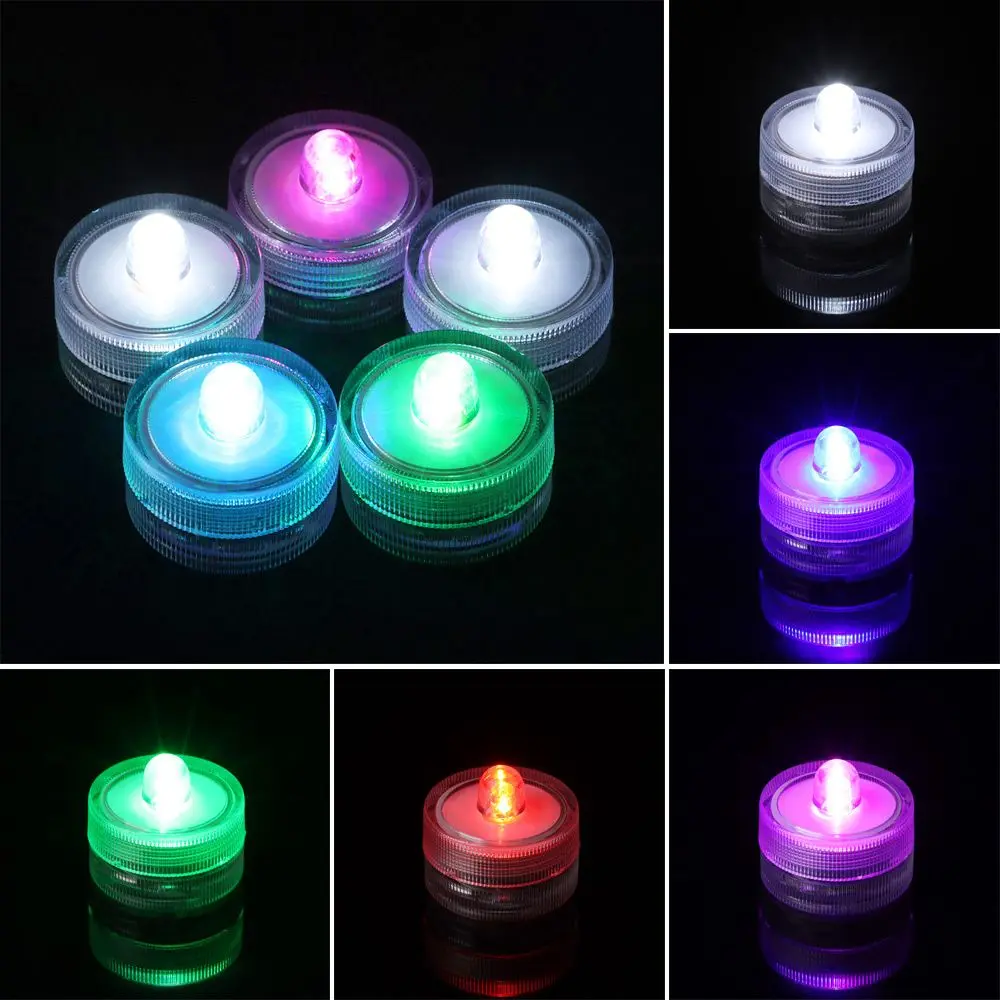 Aquarium Accessories Candle Shape Fish Tank Decor Aquarium Light Fish Tank Lamp Mini Lighting Waterproof