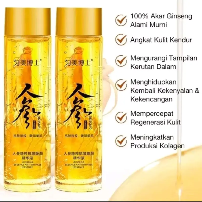 Essensi SERUM Ginseng Anti Kerut Serum Wajah 120ML - MEGATASI Kerutan DI WAJAH. Mengencangkan. Perawatan 2