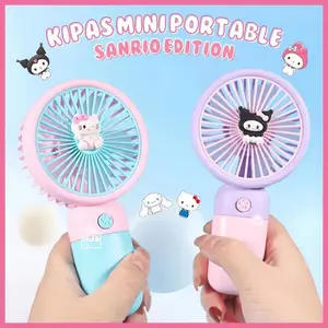 [Hanshi] Kipas Mini USB Kipas Genggam Karakter Sanrio Kipas Angin Portable Mini USB Kuromi cinnamoroll