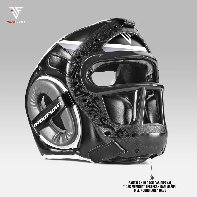 Head Guard Muaythai Indofight Original, Head Guard MMA Indofight Original, Helm Muaythai Indofight , Helm Boxing Indofight  GLH1 2