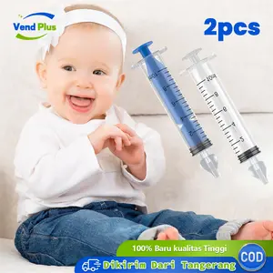 2pcs Pembersih Hidung Bayi Nose Cleaner Anak Alat Penyedot Ingus Silikon 10ml Suntikan