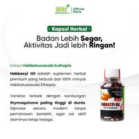 Gambar HNU - Habbasyi Oil Isi 100 Kapsul Minyak Habbatussauda Ethiopia Jinten Hitam Murni Original Untuk Kolesterol BPOM Halal - 1 Botol dari Habbasyi Niaga Utama Kota Depok 3 Tokopedia