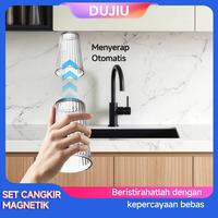 Gambar UTARA STUDIO Cangkir Magnetik Premium Grade A – Magnetik Kuat Tetap Stabil, Pemasangan Instan Tanpa Bor Tidak Merusak Dinding, Desain Transparan Estetis Mewah, Super Hemat Ruang Ultra Portabel, Universal Dapur/Kamar Mandi, Nyaman Maksimal Awet Abadi! - 4set dari Elite Mandi Set Kota Tangerang 1 Tokopedia