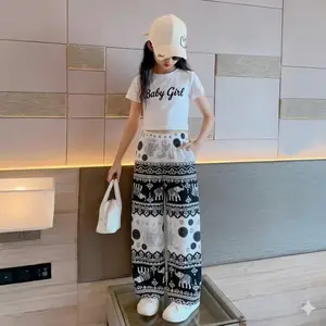 Celana Kulot Anak Motif Gajah Etnik Thailand Mihu Mihu Unisex | Celana Kulot Hommy Anak 9-13 Tahun