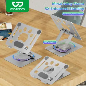 GOOJODOQ BD3094 Folding & Portable Excellent Bearing Capacity Stepless Adjustment of Height Tablet Holder